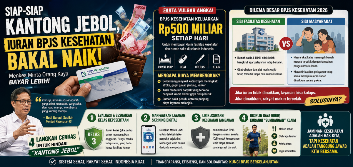 Menkes Minta Orang Kaya Bayar Lebih